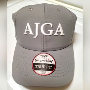 AJGA Imperial True Fit Golf Hat , One Size fits all, Gray